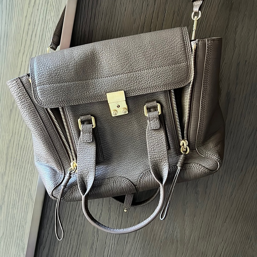 3.1 Phillip Lim Pashli Medium Satchel Taupe
